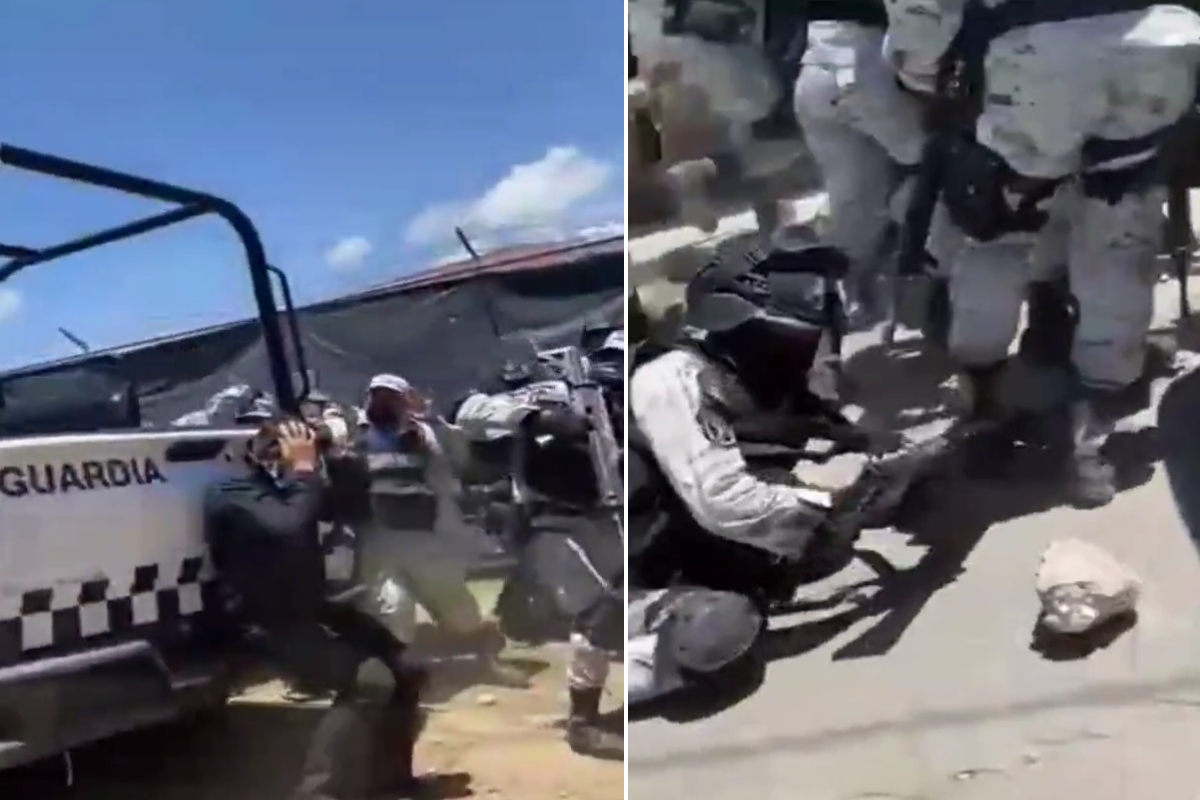 Agreden a elementos de Guardia Nacional, en Hidalgo.