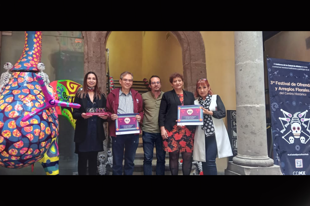 Alistan Tercer Festival de Ofrendas en el Centro Histórico