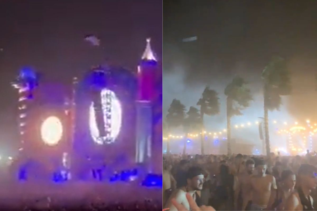 Foto:Captura de pantalla|Video: Tormenta deja un muerto y decenas de heridos en festival Medusa