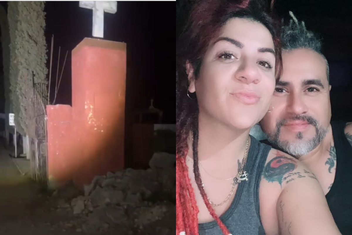 Foto:Facebook Doña Wicca|VIDEO: Acude influencer en busca brujería a un panteón y le tiran balazos