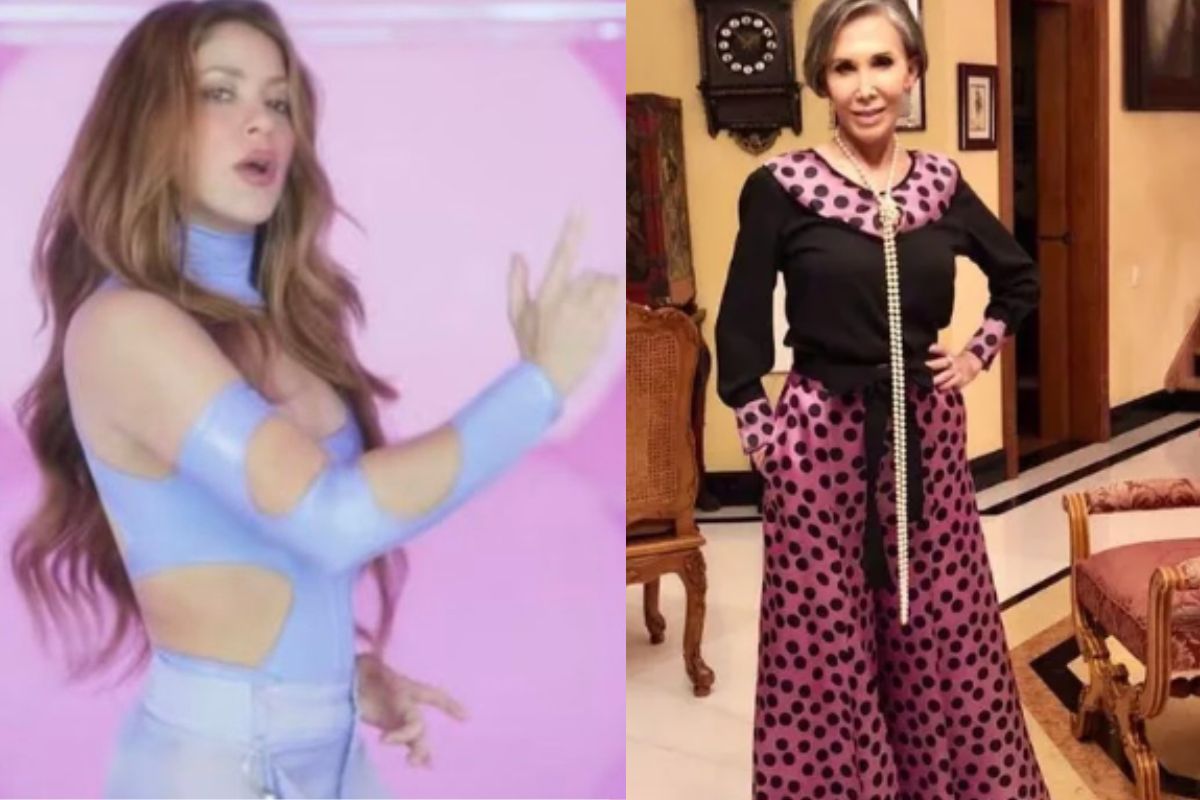 Foto:Twitter/@FlorindaMezaCH e Instagram/@florindamezach1|¿Florinda Meza demandará a Shakira por hacer la “garrotera” en “Te Felicito”? Esto es lo que sabemos