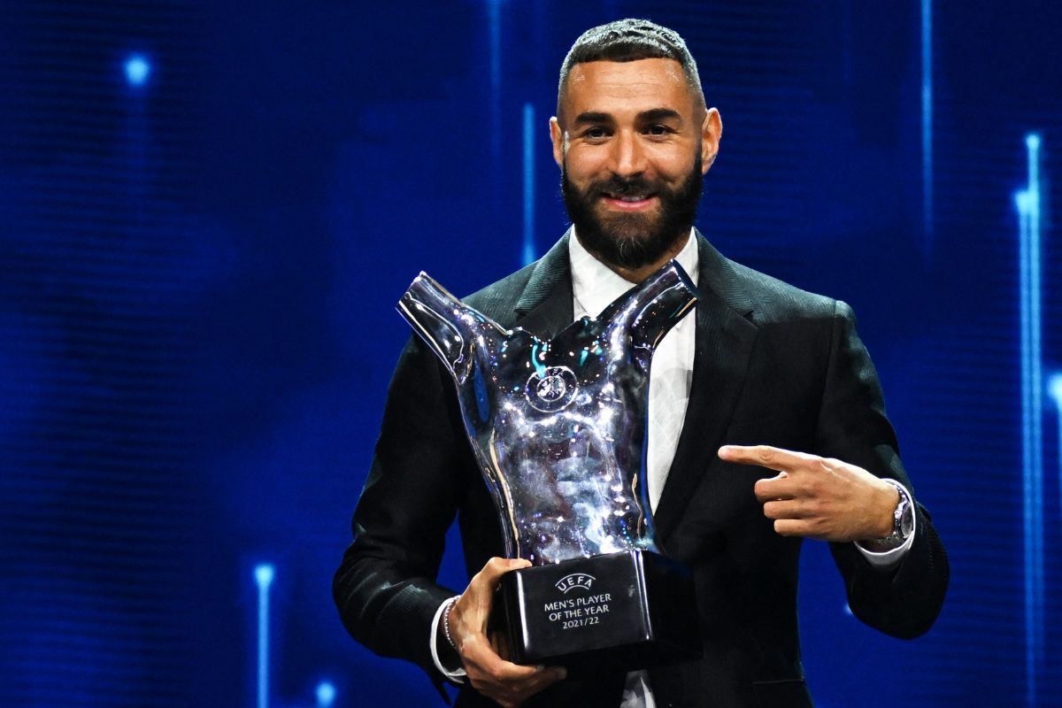 Foto:AFP|Karim Benzema, designado jugador UEFA del año a dos meses del Balón de Oro