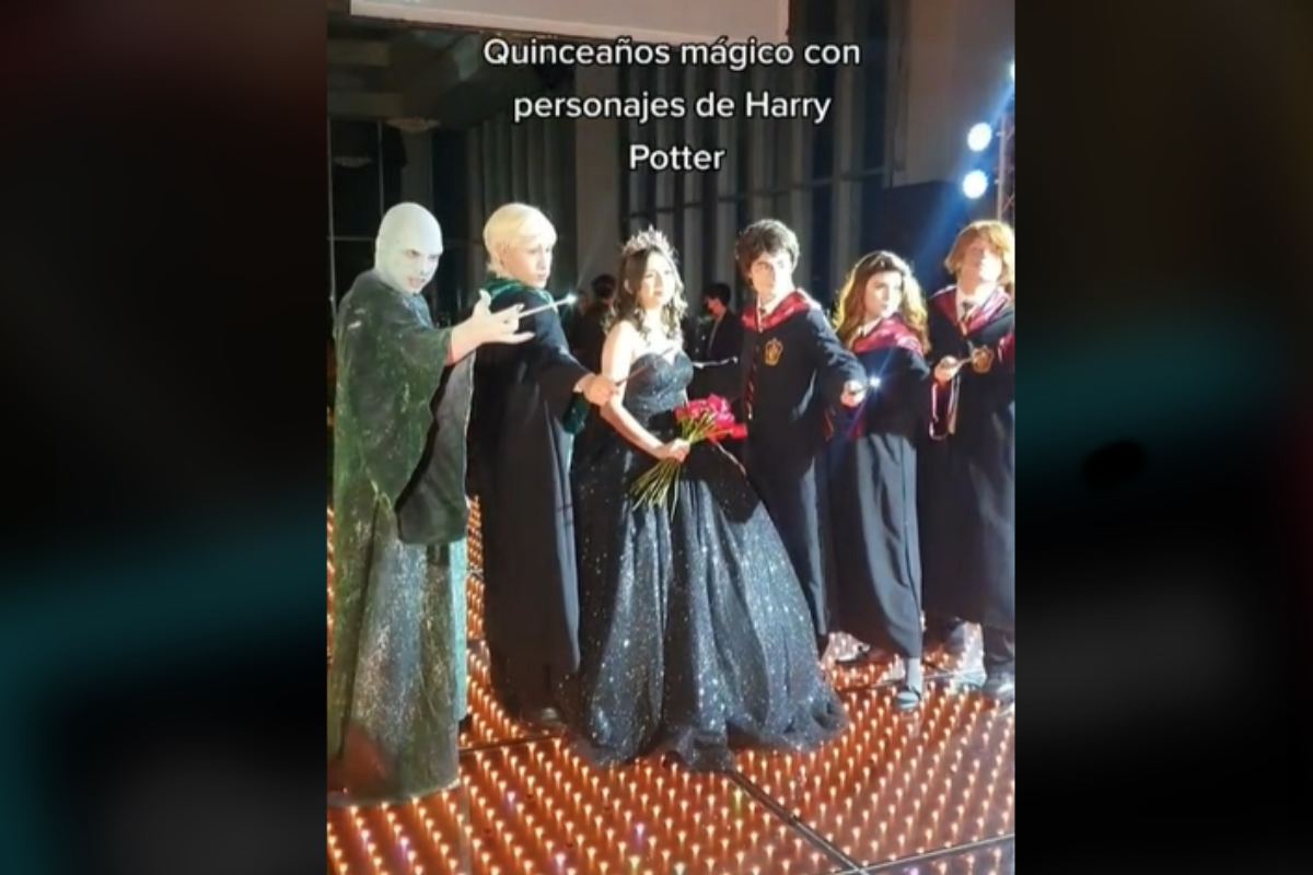 Joven se viralizó luego de celebrar sus 15 años con una divertida fiesta alusiva a Harry Potter