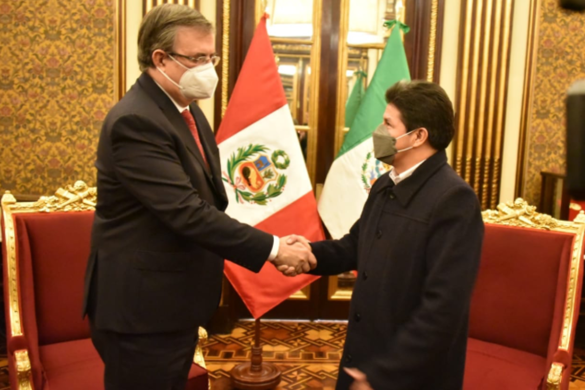 Foto: SRE | Invita Ebrard a presidente de Perú a Cumbre de la Alianza del Pacífico