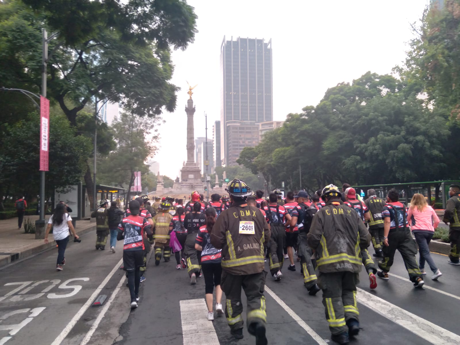 Foto: Bomberos carrera CDMX