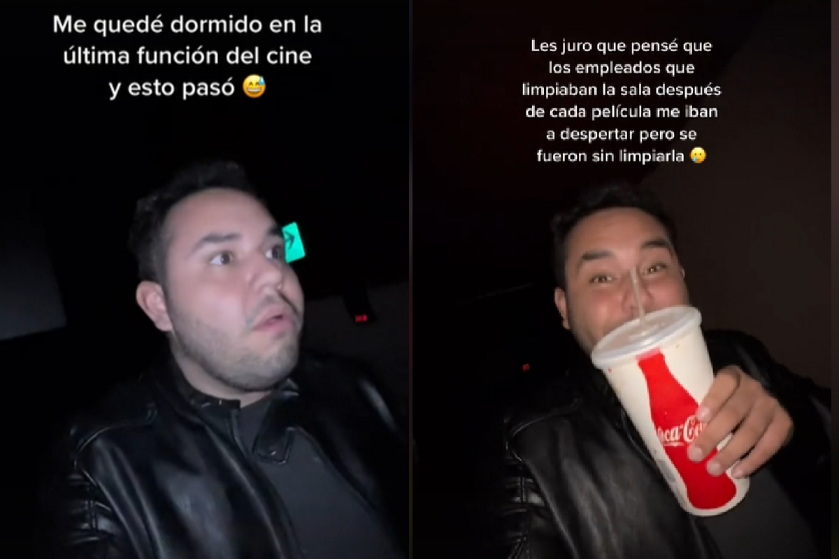 Joven se durmió en la última función del cine y tras ello se queda encerrado