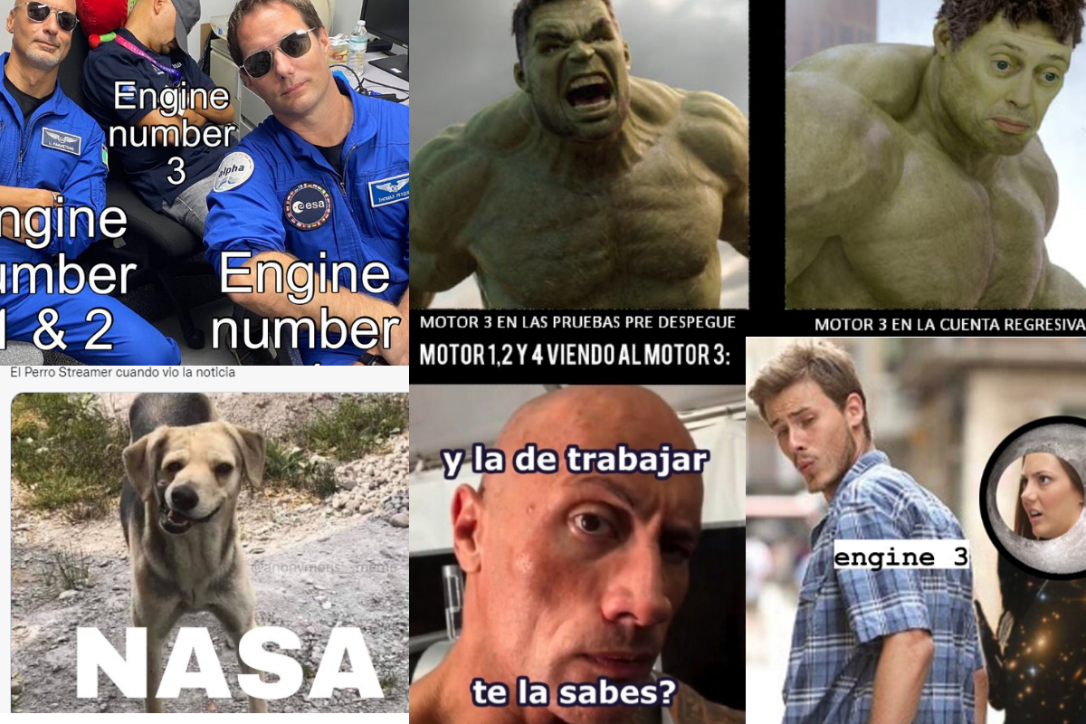 En redes internautas una vez más hicieron de las suyas, pues recrearon con memes el retaso del despegue de Artemis 1 a la Luna