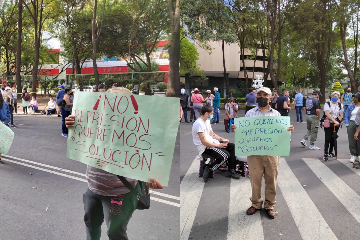 Los manifestantes añadieron que continuarán bloqueando las calles hasta que les den una solución