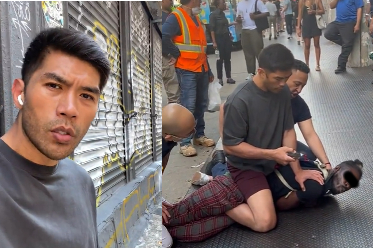 Luchador filipino de Jiu-Jitsu sometió en la calle a agresor