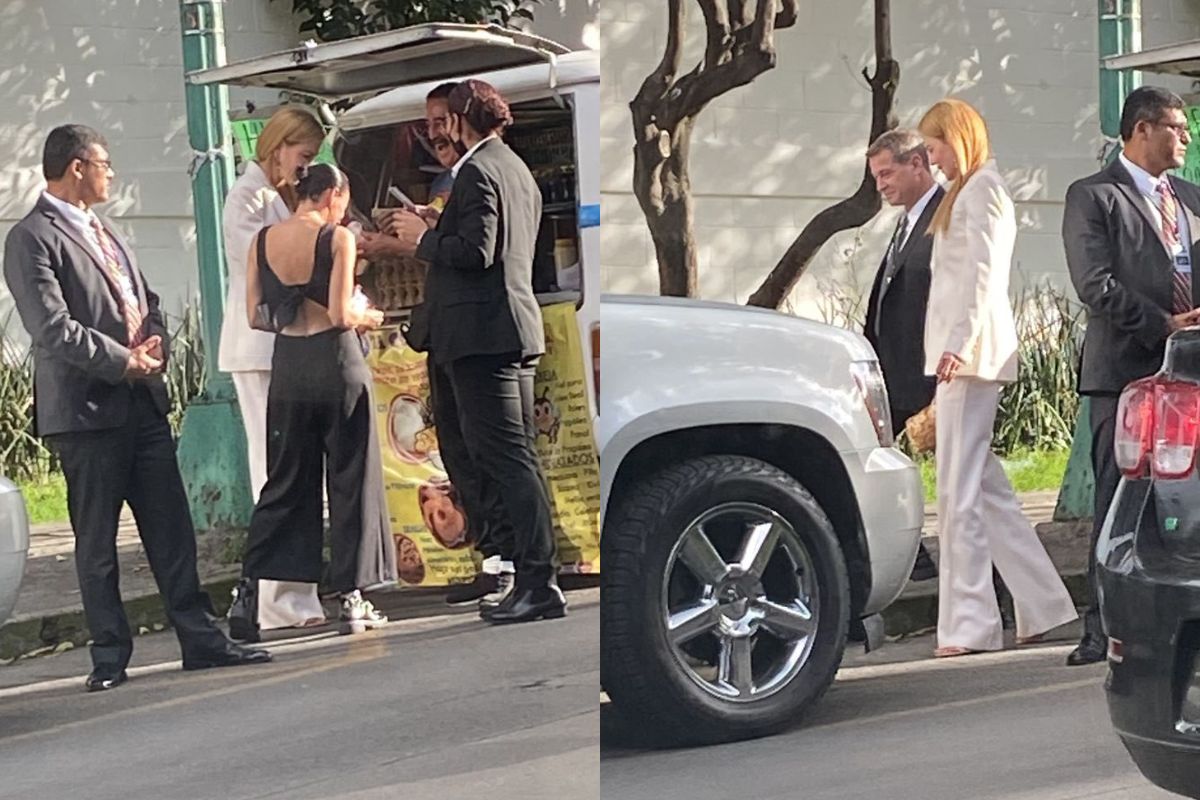 Foto:Twitter/@anapau_lpez|¡Yomi! Captan a Nicole Kidman comprando “quesito” Oaxaca en la CDMX