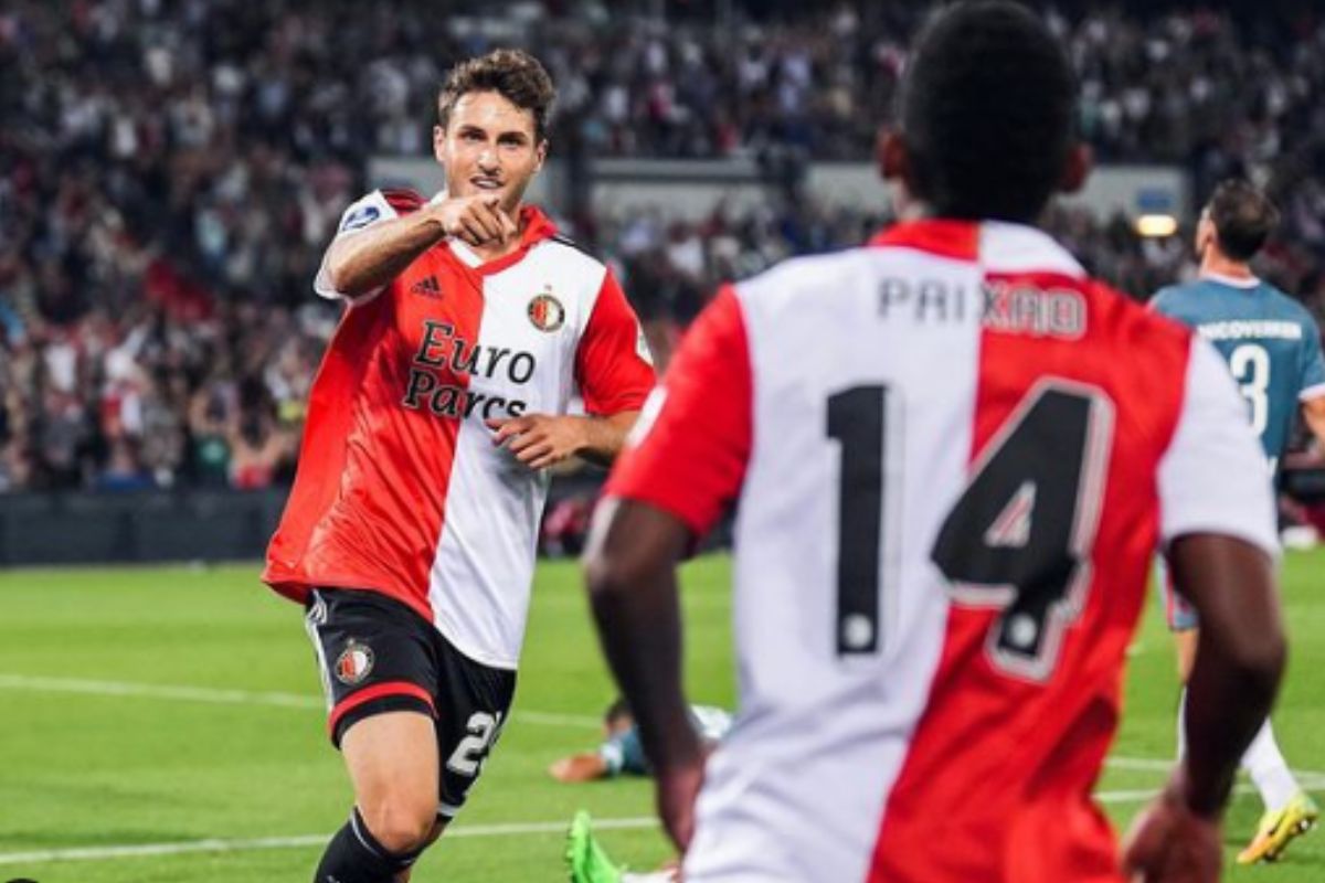 Foto:Instagram/@sant.gimenez|¡La racha continua! Santiago Giménez otro gol en la Europa League