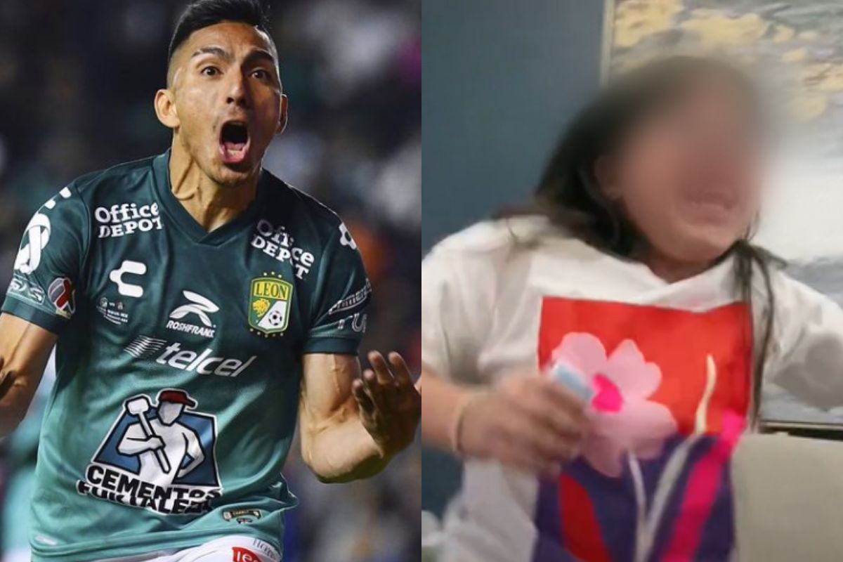 Foto:Instagram/@angelito_mena_ y Captura de pantalla|VIDEO: Hija de Ángel Mena se emociona al ver la estampa de su papá del álbum del Mundial Qatar 2022