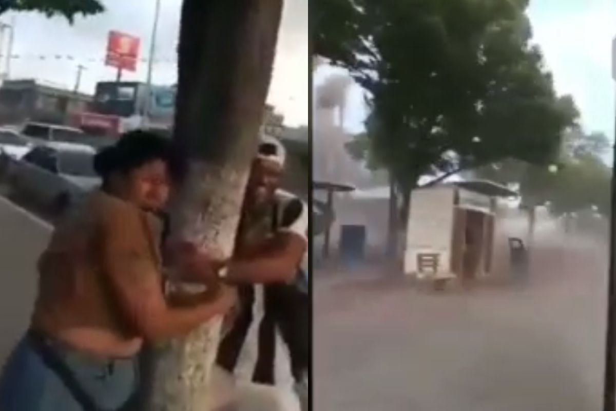 Foto:Captura de pantalla|VIDEO: ¡Impactante! Tornado golpea a Guamúchil, Sinaloa; hay una lesionada