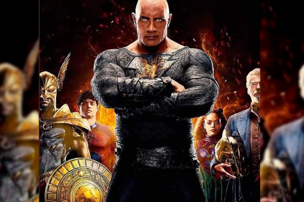 Dwayne Johnson en Twitter reveló el póster oficial de la película Black Adam, a tan solo unas horas del estreno del tráiler final de esta