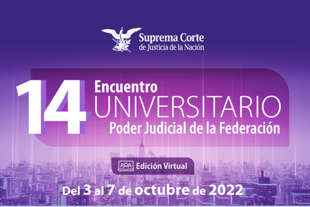 Foto: Twitter/ @CJF_Mx | El encuentro universitario con el Poder Judicial de la Federación ya se acerca, te decimos cómo participar online