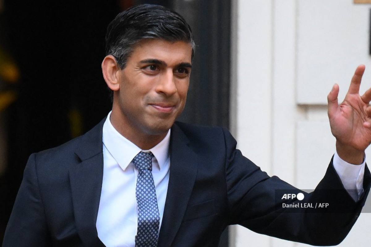 Foto: AFP | Rishi Sunak será el nuevo Primer Ministro de Reino Unido