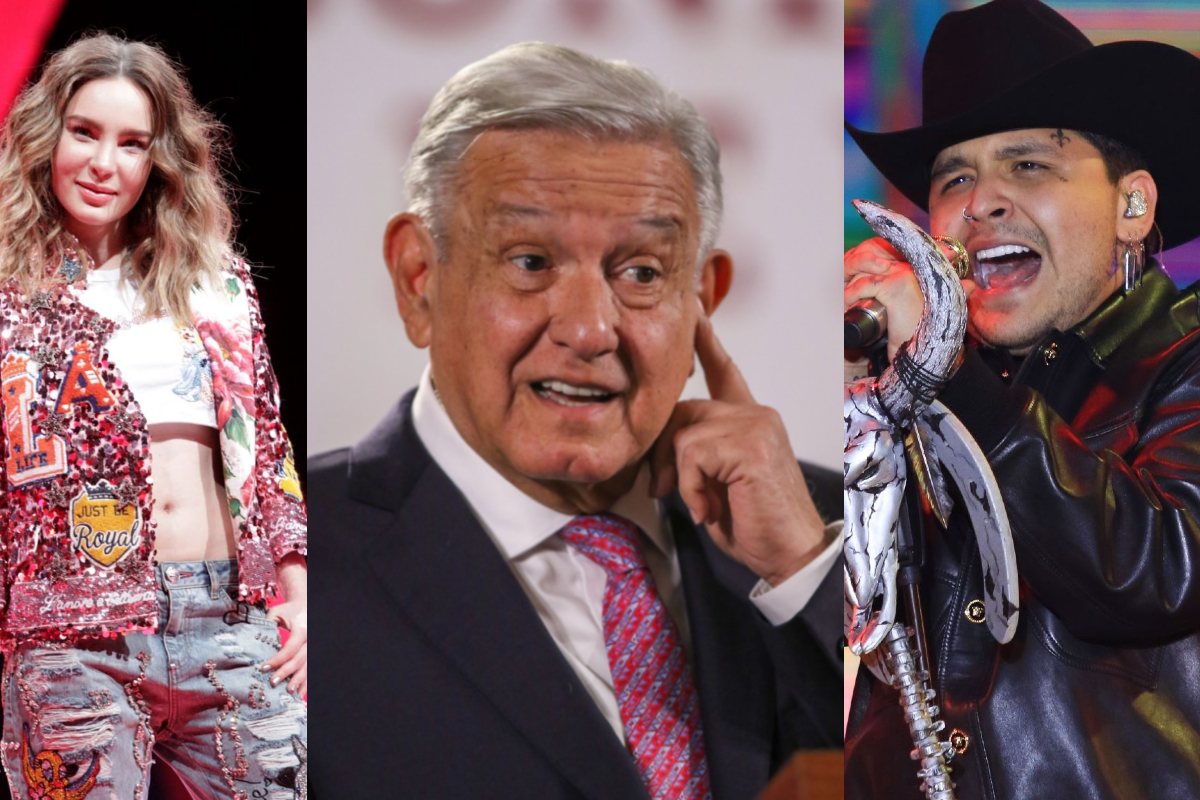 López Obrador consultará a Belinda sobre el concierto en el Zócalo que ofreció Nodal.