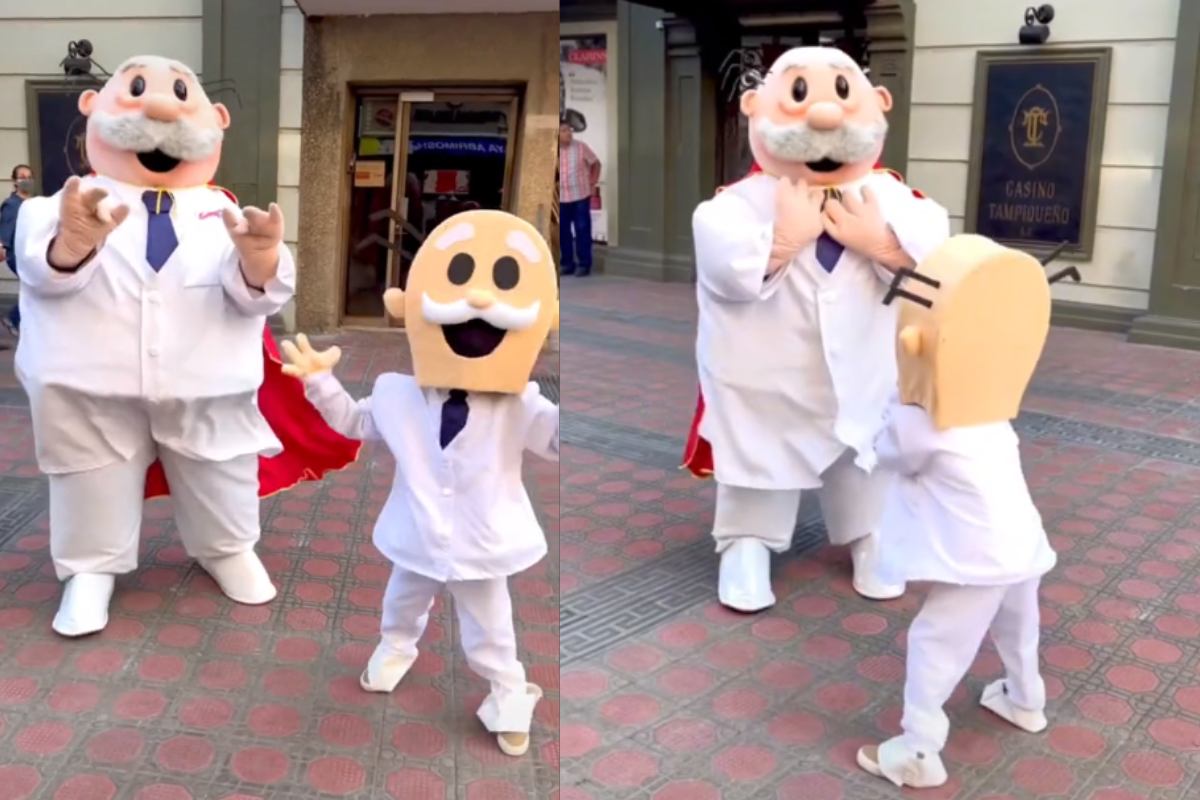 Foto: TikTok/ @noritaizaguirre | ¡Lo mismo pero más pequeño! Niño se disfraza del Dr. Simi para Halloween