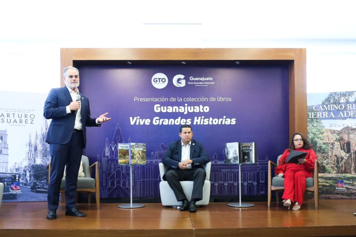 Es la primera colección de cuatro libros que fortalece y enriquece la cultura, la historia y la proyección de Guanajuato