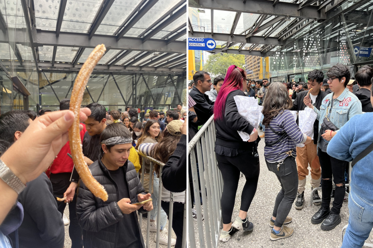 Lorde regala churros a sus fans en fila de concierto.