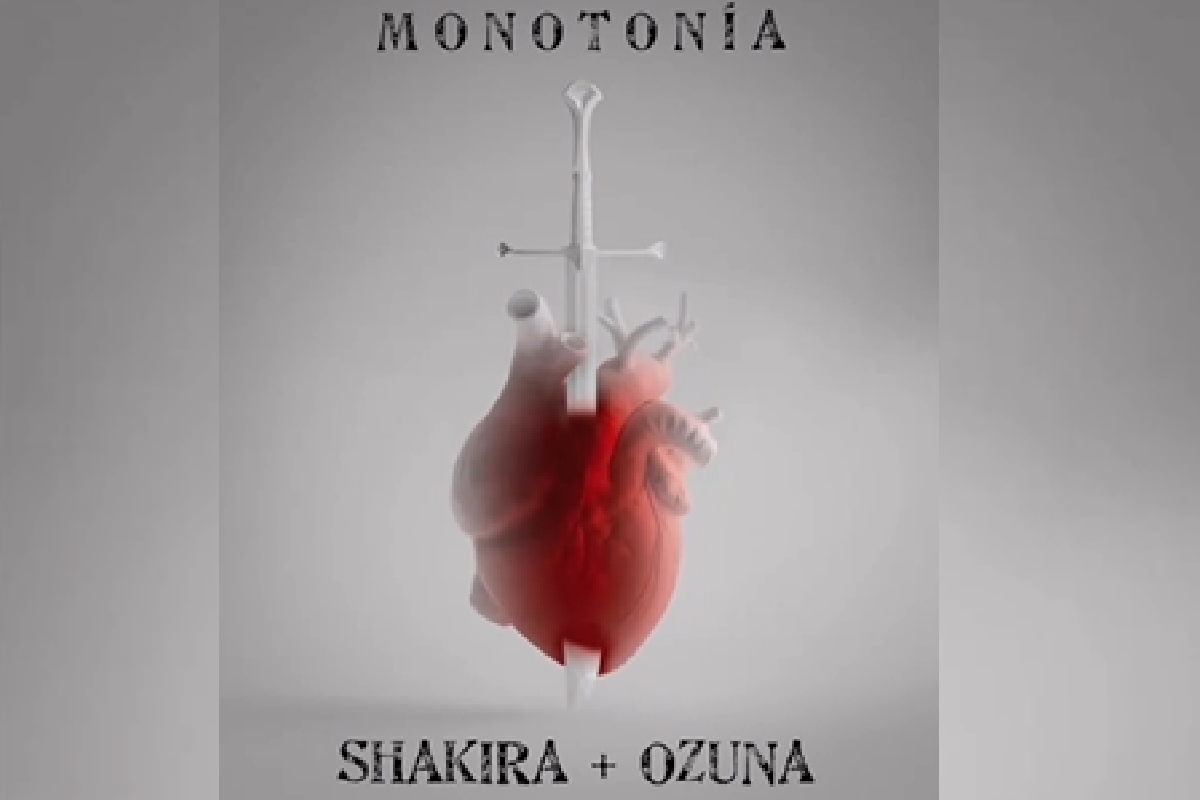 Shakira y Ozuna comaprtieron el primer adelanto de su nuevo sencillo en colaboración, titulado "Monotonía"