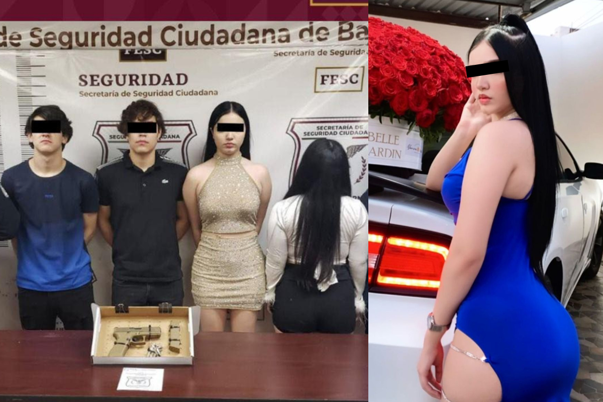 Detienen a influencer por exceso de velocidad; viajaban con un arma.