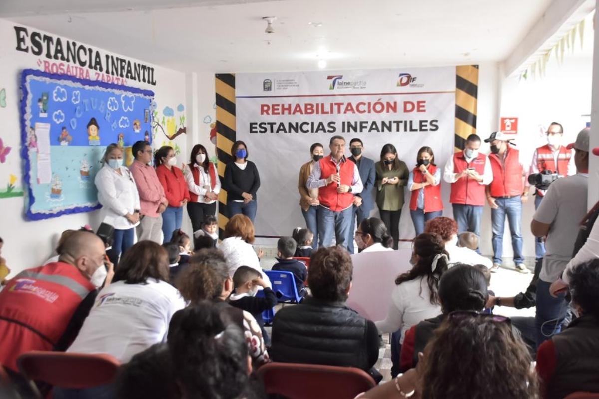 Hoy lo que queremos es entregar estancias totalmente rehabilitada, para que, a su vez, haya más niñas y niños que tengan este beneficio