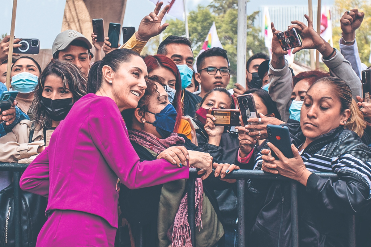 Claudia Sheinbaum, comentó que ha sido bien recibida por los habitantes de cada demarcación visitada, tras su gira por Cuarto Informe de Gobierno