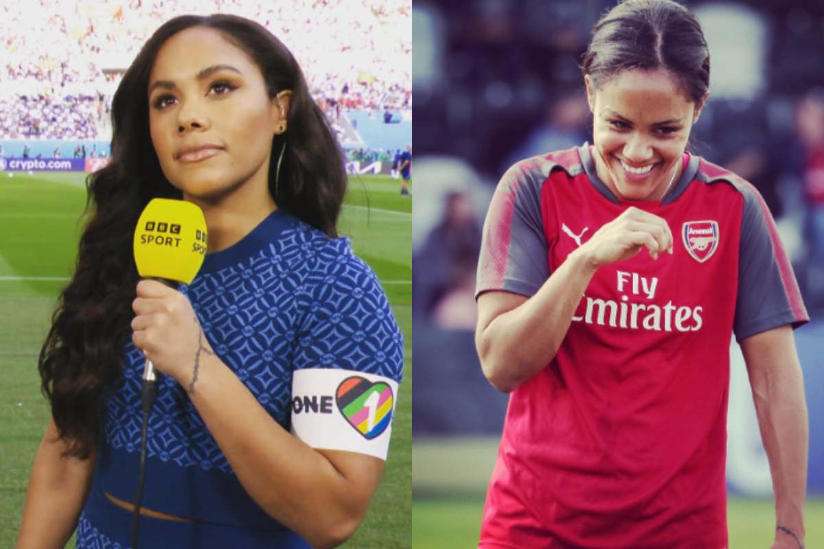 Foto: Instagram / @bbcsport y @alexscott2 | Ella es Alex Scott, la periodista que desafió a Qatar y a la FIFA