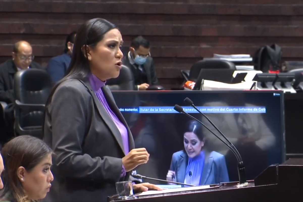 Reclaman diputados a la secretaria del Bienestar, Ariadna Montiel, el aumento de pobres en el país y el uso electoral de programas federales