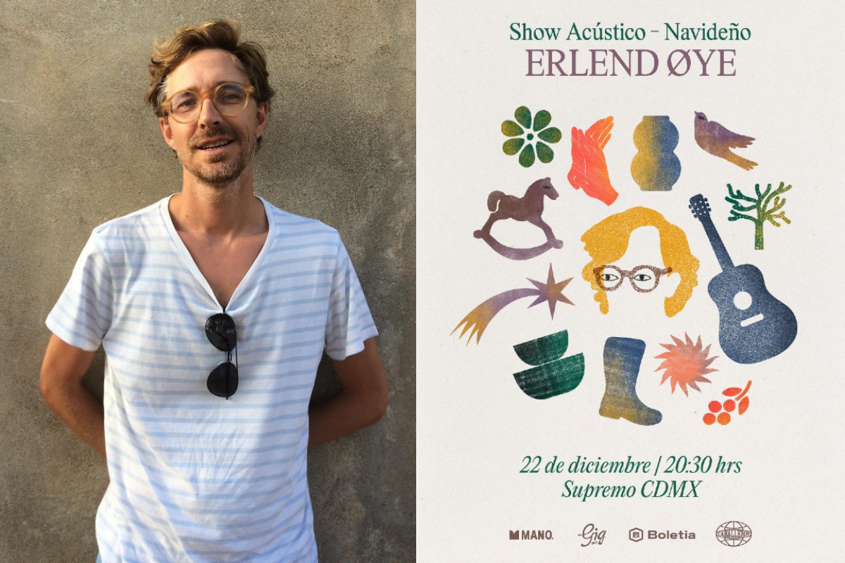 Erlend Øye regresa a México con un show acústico navideño.