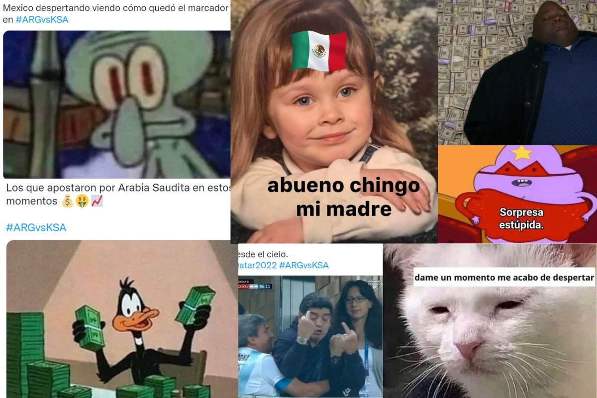 Foto:Redes sociales|¡Genios! Estos son los mejores memes de la derrota de Argentina ante Arabia Saudita