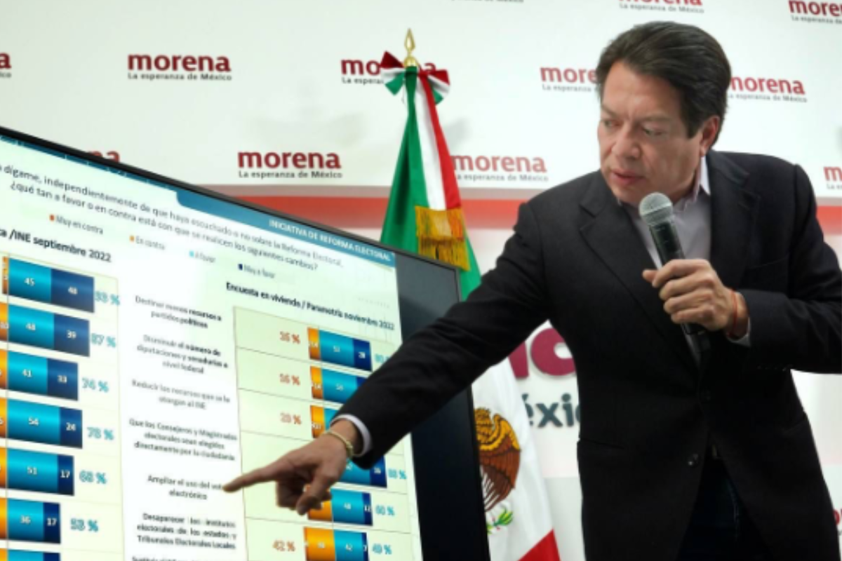 Foto: CEN Morena | Sostiene Mario Delgado que ciudadanía apoya la reforma electoral