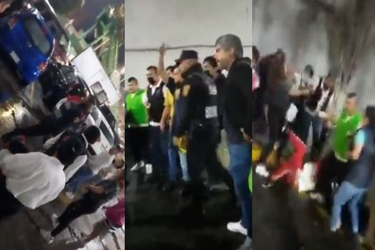 pelea bodega aurrera