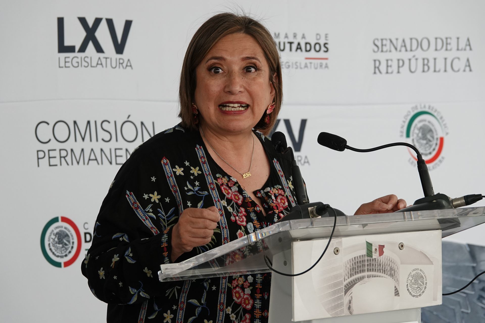 Foto: Cuartoscuro | La senadora Xóchitl Gálvez insistirá en acudir al Palacio Nacional por el derecho a la información veraz de todos los mexicanos.