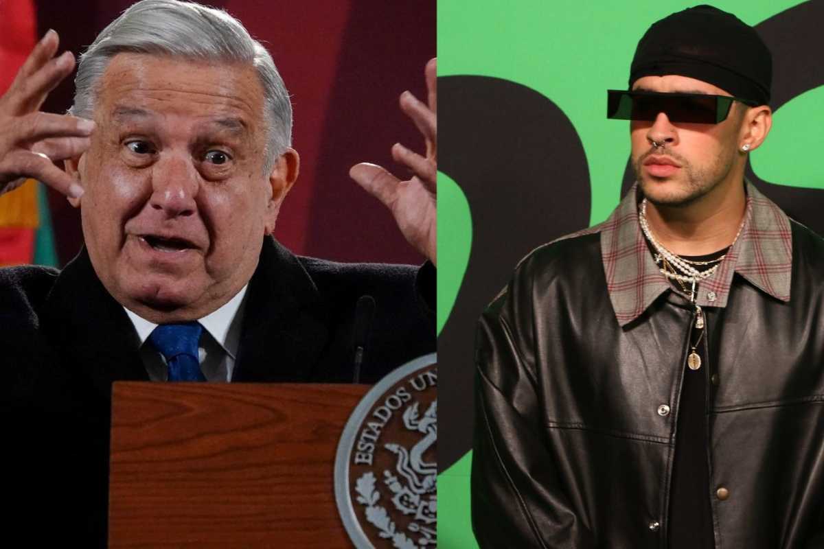 AMLO pidió a Bad Bunny dar un concierto en el Zócalo de la Ciudad de México.