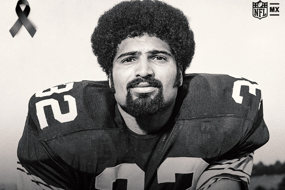 Foto:Twitter/@nflmx|Muere Franco Harris, el autor de la “Inmaculada Recepción”