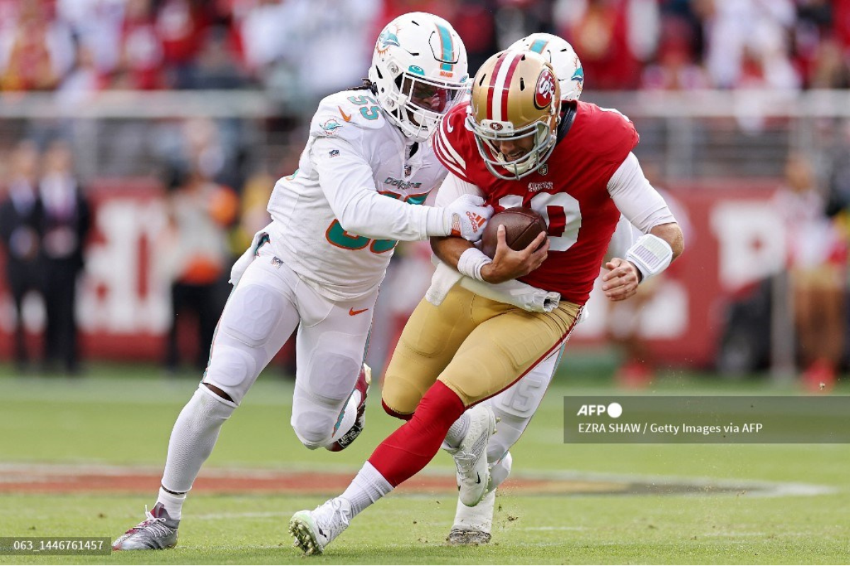 Foto:AFP|¡Esperanza! Jimmy Garoppolo no necesita operación tras su fractura