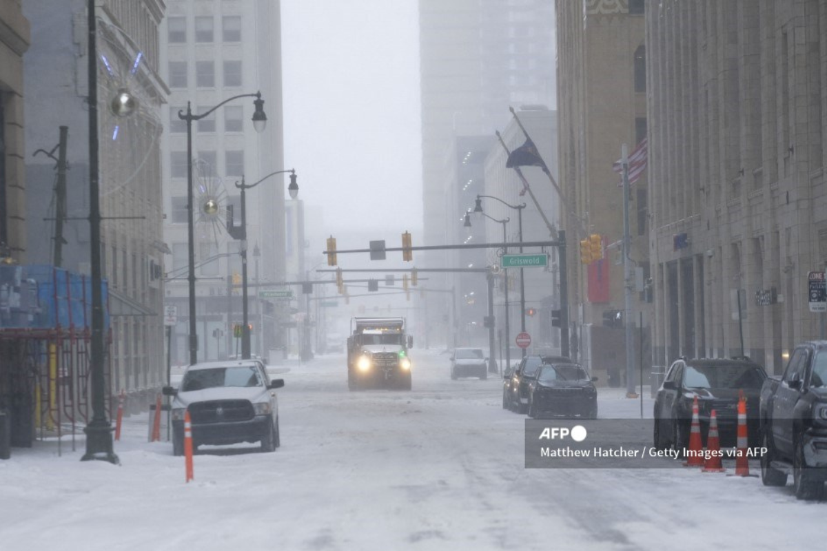 Foto:AFP|"Histórica" tormenta invernal golpea EU antes de Navidad