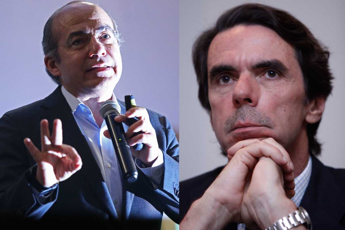 Felipe Calderón obtuvo una residencia en España apadrinado por José María Aznar.