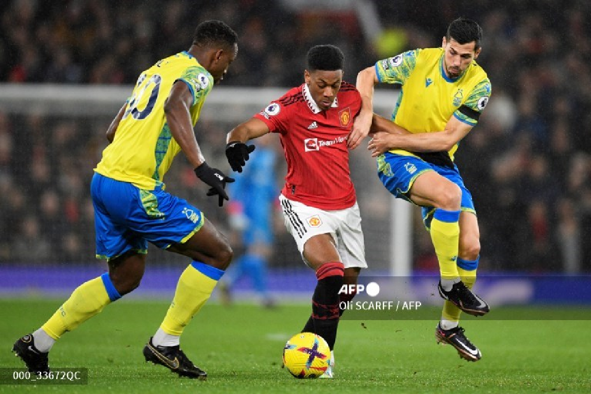 AFP | Manchester United se impuso 3-0 al Nottingham Forest.