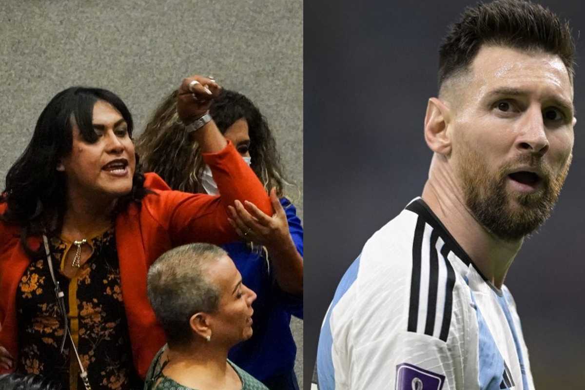 La legisladora de Morena, María Clemente propone declarar persona non grata a Lionel Messi.