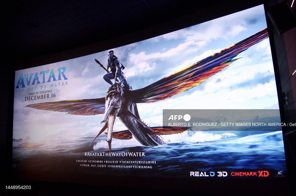 Foto: AFP | En su segunda semana de exhibición, la secuela de Avatar recaudó 90 millones de dólares.