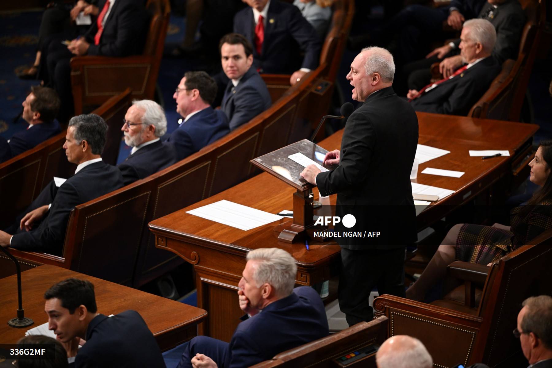 Congreso Foto: AFP | La Legislatura 118 pospuso la elección del presidente de la Cámara de Representantes.