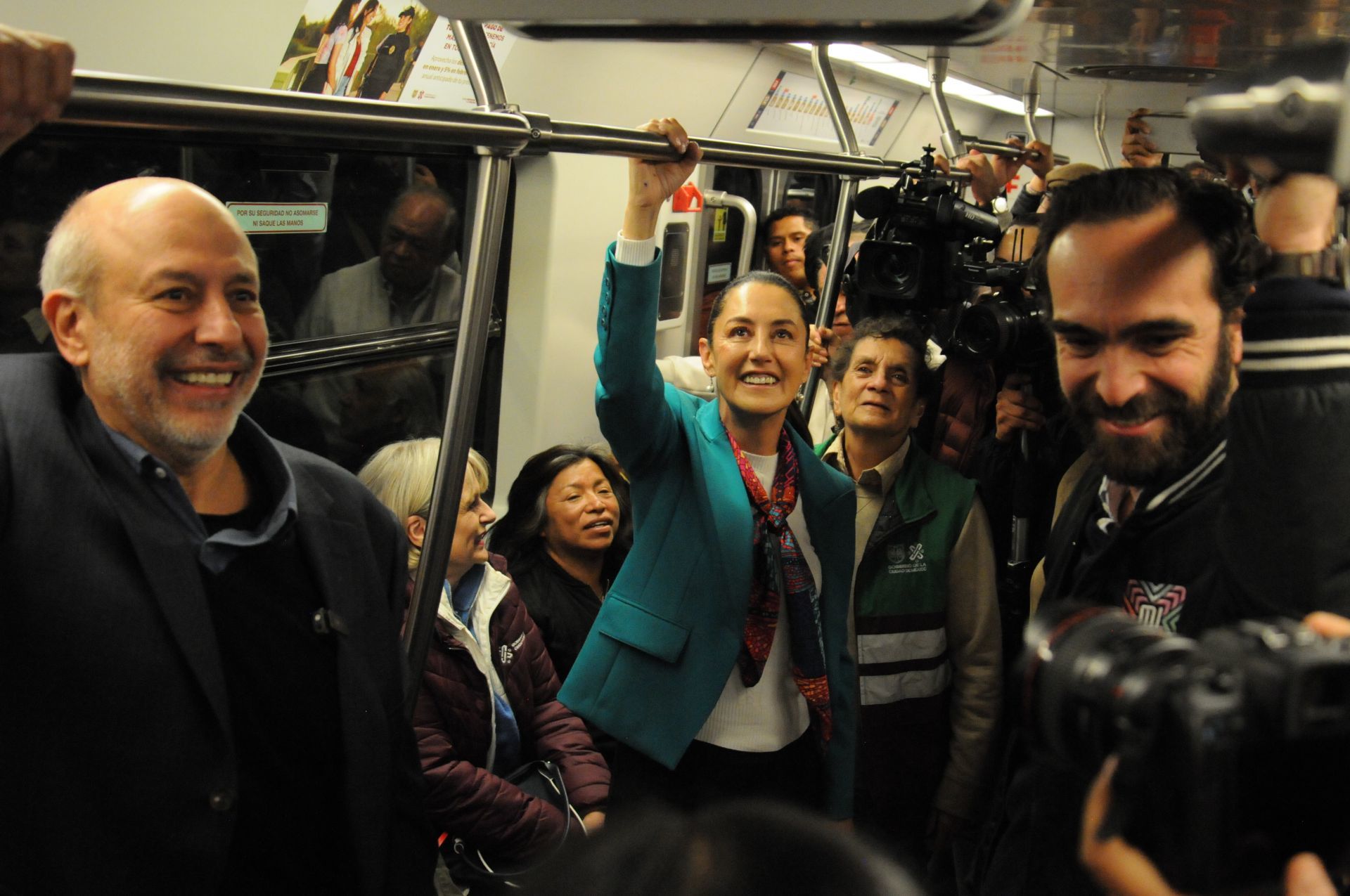 Foto: Cuartoscuro | La mandataria capitalina, Claudia Sheinbaum, hizo énfasis en que los elementos de la Guardia Nacional no están armados.