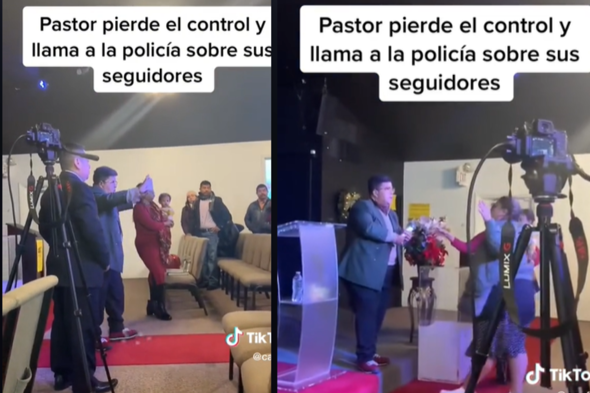 Foto:Captura de pantalla|"Váyanse todos” Por no recibir diezmo, pastor corre a los feligreses de la iglesia