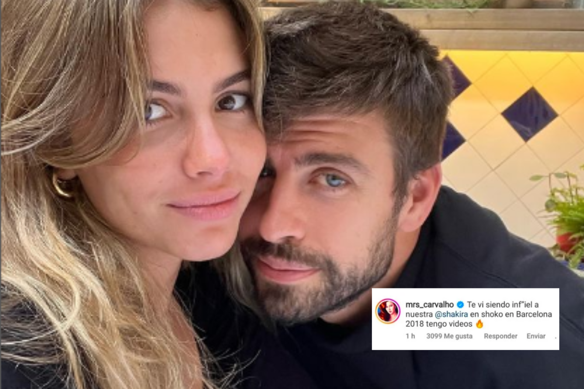 Foto:Captura de pantalla|¡Tsss! Modelo amenaza a Piqué con tener presuntos videos de infidelidad a Shakira