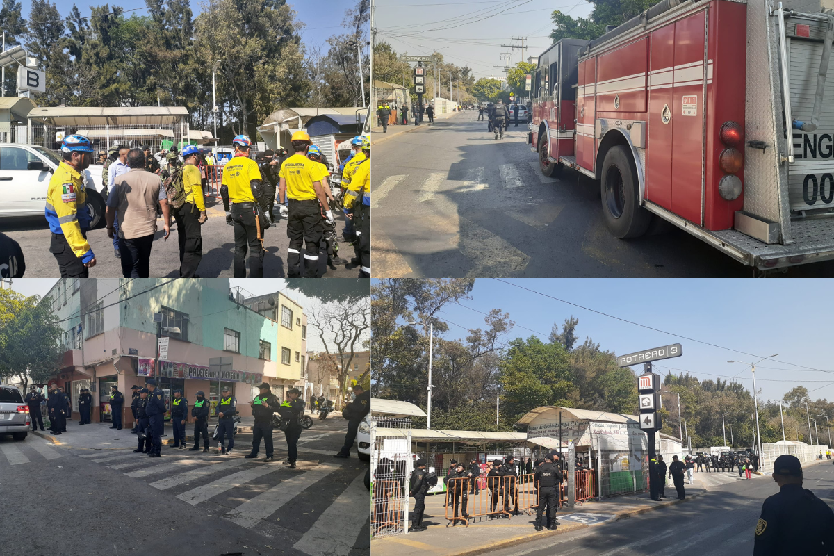 Foto:Valeria Chaparro|En VIVO desde la zona del accidente en Línea 3 del Metro