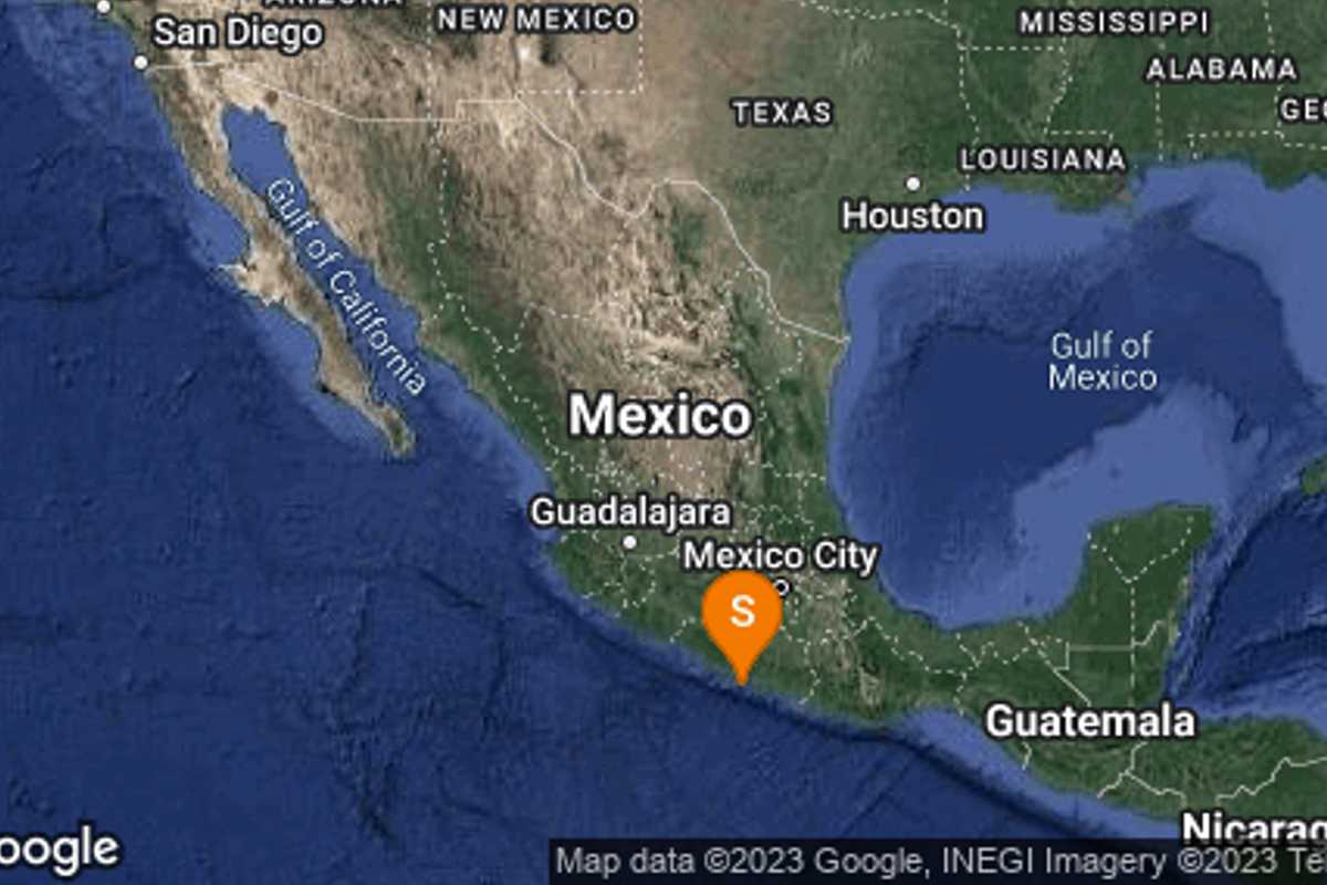 Este lunes se registró un sismo de 4.6 grados en Coyuca de Benítez, Guerrero.