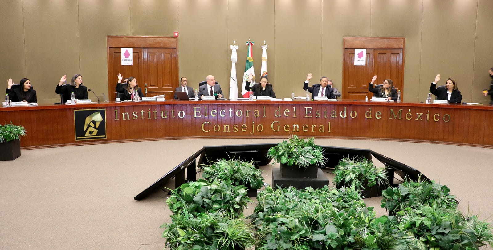 Foto: IEEM | electoral Las representaciones de los partidos políticos coincidieron en que es fundamental que la celebración de la elección sea limpia y pacífica.